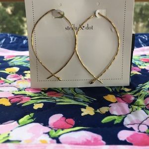Stella and Dot Hoop Earrings